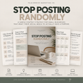 Instant Download | Stop Posting Randomly