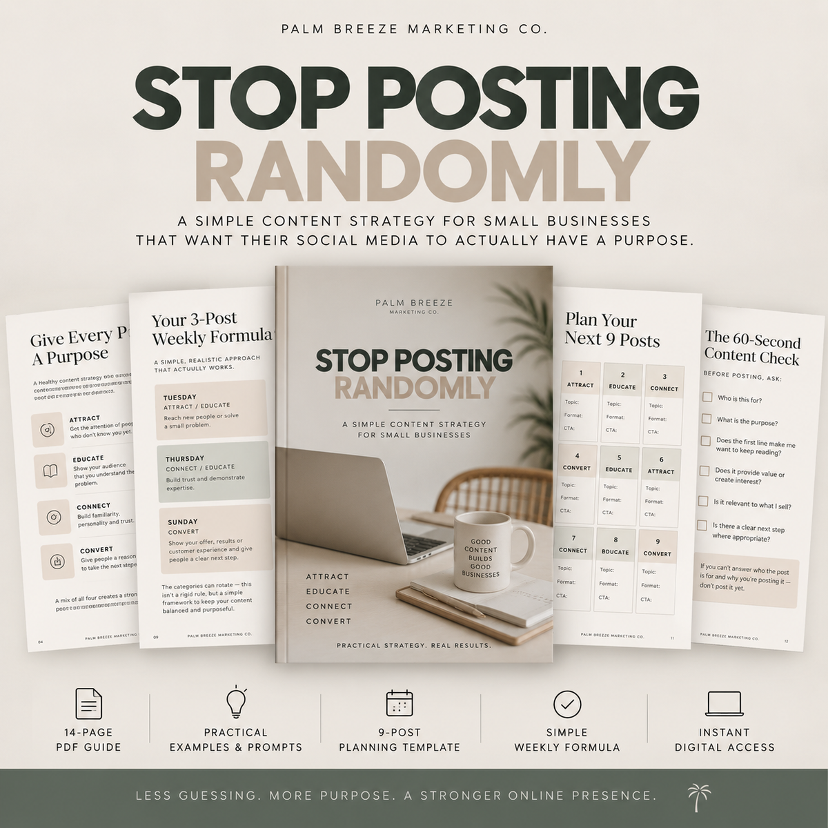 Instant Download | Stop Posting Randomly